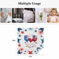 thumbnail image 5 of Patriotic 250th Cloth Napkins, Anniversary Red Blue American Veteran Day Washable and Reusable Dinner Napkins Set of 8, Table Napkin for Kitchen Party Birthday Wedding Hotel Housewarming 20"x20", 5 of 9