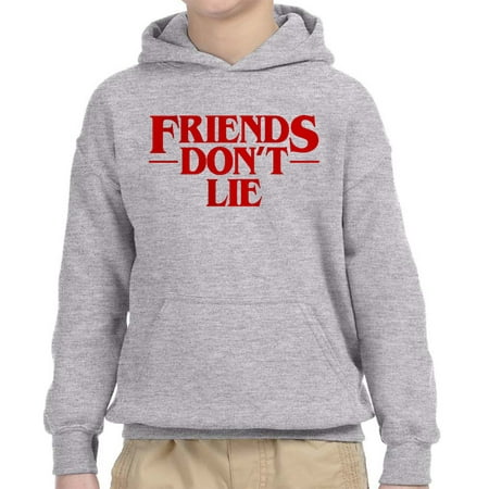 New Way New Way 833 Youth Hoodie Friends Don T Lie Stranger