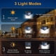 thumbnail image 2 of 2026 Solar Powered Outdoor Light, Motion Sensor Solar Outdoor Light, 3 Modes [2 Pack 144 LEDs] Waterproof Wireless Solar Outdoor Lights Outdoor Wall L, 2 of 5