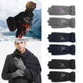 thumbnail image 4 of adviicd Men's Winter Riding Screen Plus Fleece Driving Non Slip Windproof Motorcycle Warm And Cold Outdoor Takeaway Gloves, 4 of 5