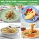 thumbnail image 5 of Xiao Hua Plato de paja de trigo no frágil de 9.06 pulgadas - Juego de platos reutilizables - Apto para lavavajillas y microondas - Plato ligero, apto para cocina, camping, etc., 1 pieza, verde, 5 of 5
