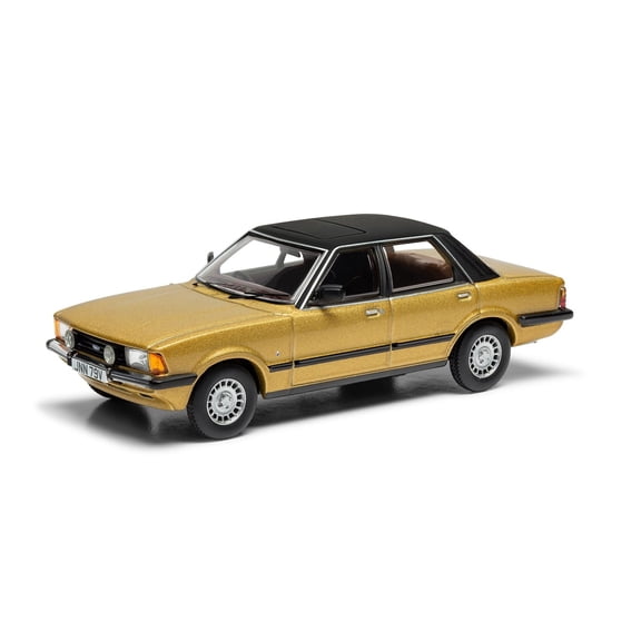 Ford Cortina Mk5 2.0 Ghia S Diecast Model 1:43 Solar Gold