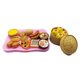 thumbnail image 5 of Kitchen Play Toy Simulation Burger Bum, juego de 31 piezas, azul, 5 of 5