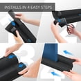 thumbnail image 7 of Door Draft Stopper Door Sweep Weather Stripping Noise Blocker Window Breeze Blocker Adjustable Door Sweeps, Black, 7 of 7