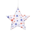 thumbnail image 2 of erdimoy 4.7" Patriotic Star Ornaments, Red White Blue Fabric Stars for 4th of July, Independence Day Garland & Home Decor, 2 of 6