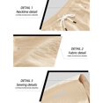 thumbnail image 6 of Men's Quick-Dry Tactical Shorts with Zippered Pockets - Casual Beach Shorts for Men, Ideal for Summer, Beach Parties, and Outdoor ActivitiesKhakiL, 6 of 9