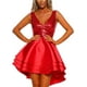 thumbnail image 1 of Vestido de fiesta de cóctel con cuello en V y lentejuelas brillantes para mujer Xemadio WRMH-237-3, 1 of 8