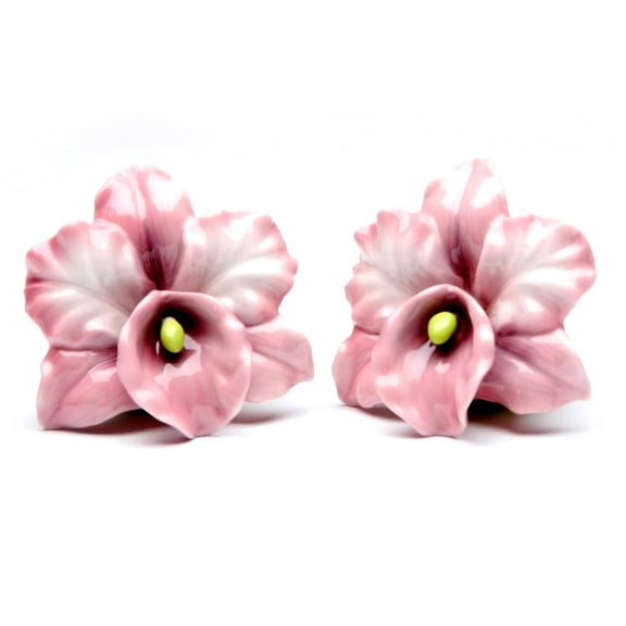 Pink Orchid  Salt & Pepper Shaker