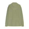 thumbnail image 4 of Womens Waterproof Rain Jackets with Hood Lightweight Trench Windbreaker Jacket for Women Active Outdoor Raincoat with Pocket, 4 of 7