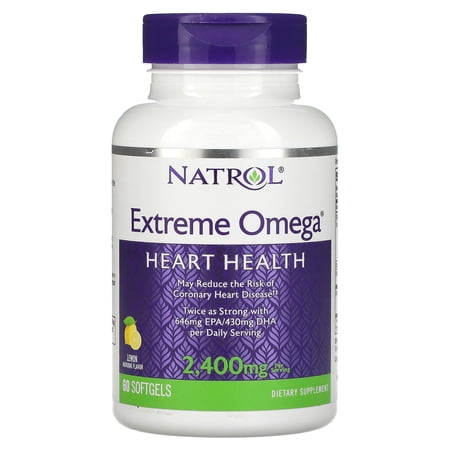 Natrol Omega-3 Fish Oil Lemon - 1200mg - 60 Softgels