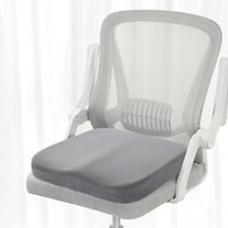 LHNFT Large Seat Cushion, Office Chair Cushion for Long Sitting, Memory Foam Chair Pad Cushion for Tailbone, Low Back Pain Relief, Non-Slip Seat Cushions for Office Chairs, Desk Chair, 15.75"x15.75"