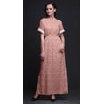 thumbnail image 4 of Bimba Robe Longue Maxi en Rayonne à Imprimé Floral Lotus pour Femmes avec Fente Latérale - Grande, 4 of 6