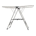 thumbnail image 2 of Tendedero plegable de Metal para ropa, estación plegable de altura ajustable, aspecto Simple, almacenamiento duradero para ahorro de espacio para Acero Talla L Gris BLESIY Perchero, 2 of 8