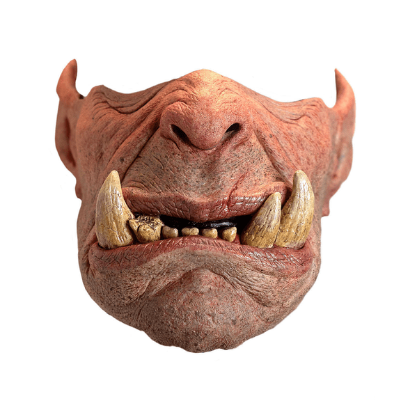 Ogre Latex Half Mask - Realistic Fanged Monster Face