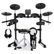 AODSK Electronic Drum Set for Adult & Teen Beginners, 241 Sounds, Throne, Sticks and Headphones, Compact Kit
