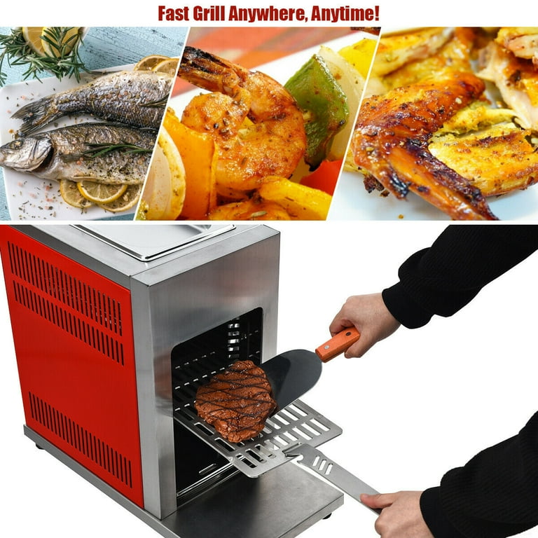 Grilling steaks on clearance propane