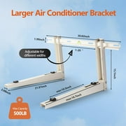 i-cool Sturdy Steel Solid Epoxy Heavy Duty, Foldable Wall Mounting Bracket Silver