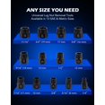 thumbnail image 2 of Orion Motor Tech Impact Nut and Stripped Bolt Extraction Tool Kit, Nut Extractor Socket Set and Bolt Remover Tool Set, Extractor Socket Set, 2 of 8