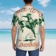 thumbnail image 4 of Fotbe West Cowboys Camisa Hawaiana para Hombre Unisex – Camisa Casual de Verano con Botones de Manga Corta de Algodón y Lino,3X-Large, 4 of 7