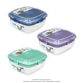 thumbnail image 1 of Contenedor Hermético Sistema Plastics para Ensalada y Sándwich 1.6 l Varios Colores 1 Pieza, 1 of 4