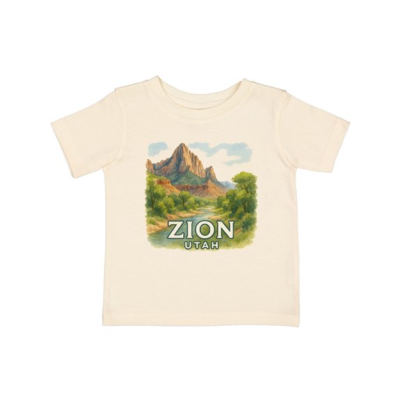Inktastic Zion National Park Utah Scenic Landscape Boys or Girls Baby T-Shirt