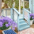 GRNSHTS Artificial Flowers Outdoor, 8 Bundles UV Resistant Fake Flowers ...