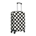 thumbnail image 3 of Bixox Washable Black and White Checkerboard Printed Luggage Cover, Fashion Suitcase Protector Fits for Large luggage, 3 of 8