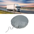 thumbnail image 4 of Tire Covers, Long Service Life Elastic Band Design Tire Storage Rack Effective Protective Multifunctional Universal  For Jeeps For Boat Trailers For Trucks Black,Grey, 4 of 8