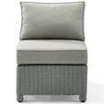 thumbnail image 3 of Crosley Bradenton Wicker Patio Armless Chair in Gray, 3 of 10