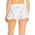 thumbnail image 5 of Surf Gypsy Star Print Embellished Shorts Swim Cover-Up, white, Medium, 5 of 5