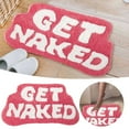 thumbnail image 2 of Mat With Contrast Letter Patterns Non Washable Highly Absorbent Area Rug for Bathroom Hallway Bedroom, 2 of 6