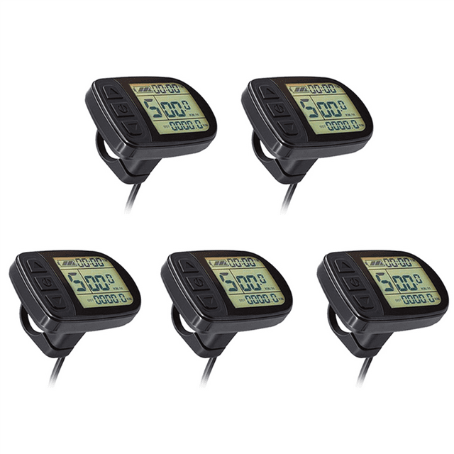 5X Ebike KT-LCD5 Display 24V36V48V72V 5 Pin SM/Waterproof Connector Display for Intelligent Control Panel