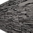 thumbnail image 6 of NewStone Canyon Ridge Faux Stone Panel, 45 3/4"W x 24 1/2"H x 1 1/4"D, Graphite Color, 6 of 9