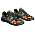 thumbnail image 6 of Funny German Shepherd Dog American flag Shoes Sneakers Black Size 3.5, 6 of 7
