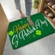 thumbnail image 2 of Felpudo del Día de San Patricio | Alfombra de baño delantera | Súper absorbente | Espalda de goma antideslizante | Alfombrilla de pelo bajo lavable | Decoración del Festival Verde | 16x24 pulgadas, 2 of 7