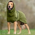 thumbnail image 3 of Pullover Pet Clothing Velvet Dog Thickened Warm Hooded Solid Color Dog Clothing, 3 of 3