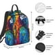 thumbnail image 2 of Fotbe Colorful Parrot Jungle Dream Mochila Ligera para Hombres y Mujeres - Duradera y Resistente al Agua, Ideal para Escuela, Trabajo, Viajes y Uso Diario, 2 of 7
