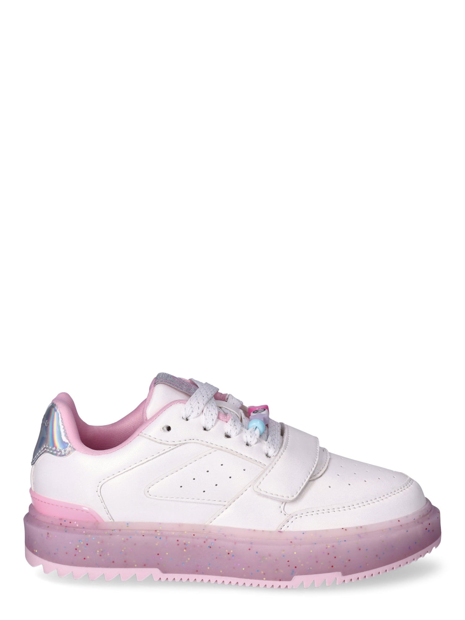 Justice Little Girl & Big Girl Beaded Low Court Sneaker