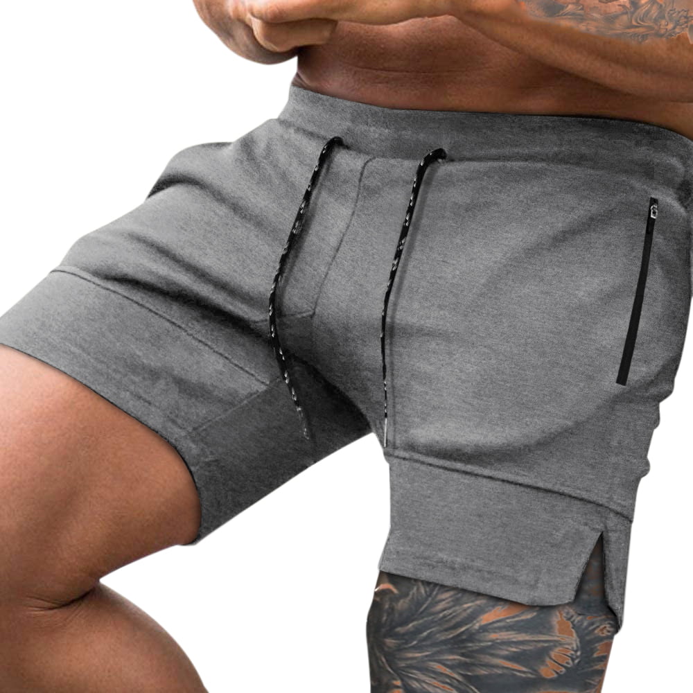 Blue/Dark Grey,X-Large COOFANDY Mens 2 Pack Training Gym Shorts with Pockets 2 in 1 Workout Running Shorts Mesh Jersey Quick Dry Athletic Sport Jogger Short with Liner 