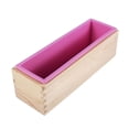 thumbnail image 1 of Abbracc Rectangle Silicone Soap Candle Loaf Mold Toast Making Baking Mould B Pink, 1 of 9