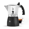 thumbnail image 1 of Bialetti - Nueva cafetera Brikka, Moka Pot, la &uacute;nica cafetera para estufas capaz de producir un espresso rico en crema, 4 tazas (6 onzas), aluminio y negro, 1 of 6