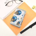thumbnail image 7 of JIALIOU Nylon Trifold Card Wallet with ID Window Zipper Pocket for Men Women Teen Football Helmet with Star, 7 of 7