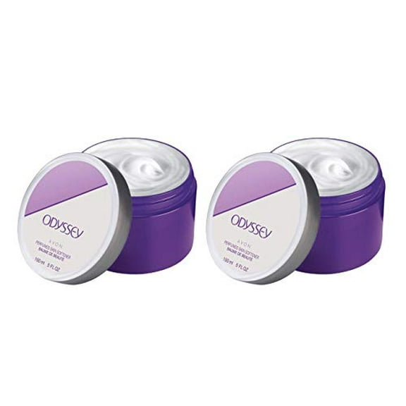 Avon Odyssey Perfumed Cream Skin Softener Moisturizer Smooth 150ml/5oz (2 Pack)