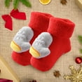 thumbnail image 3 of EnJoCho Clearance Cartoon Fuzzy Christmas Socks Christmas Socks Fall Non-slip Socks Cotton Clothing with Grip Rubber, Animal Print Pattern Adult Xmas Winter Themed Charming Socks Heated Socks Cute&Fun, 3 of 3
