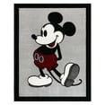 thumbnail image 4 of Disney Bravo Classic Pose Mickey Mouse Modern Geometric Gray Indoor Area Rug, 5x7, 4 of 9