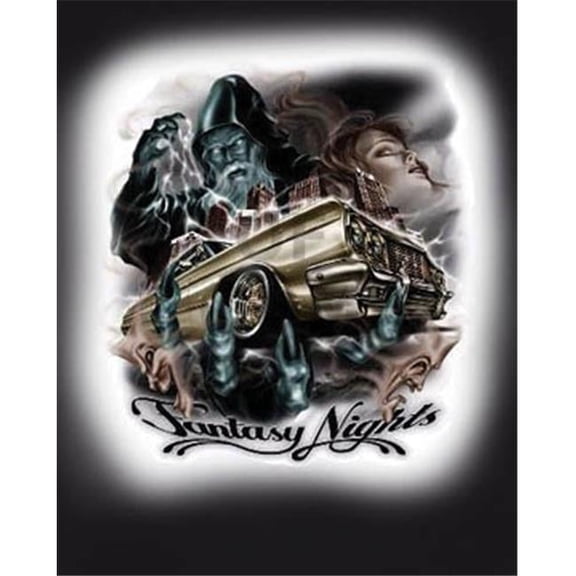 Hot Stuff 1056-08x10-LO 8 x 10 in. Fantasy Night Lowrider Poster Print