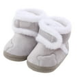 thumbnail image 2 of Dpytoraw Baby Shoes Fashion Flat Warm Cotton Boots Bag Soft Sole Toddler Booties Size 12-15 Months, 2 of 5