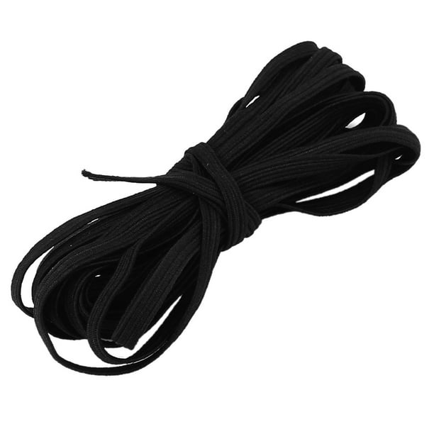 Bande de Cheveux Noir Élastique String Strap Couture Tailleur Tooleter 10ft Long