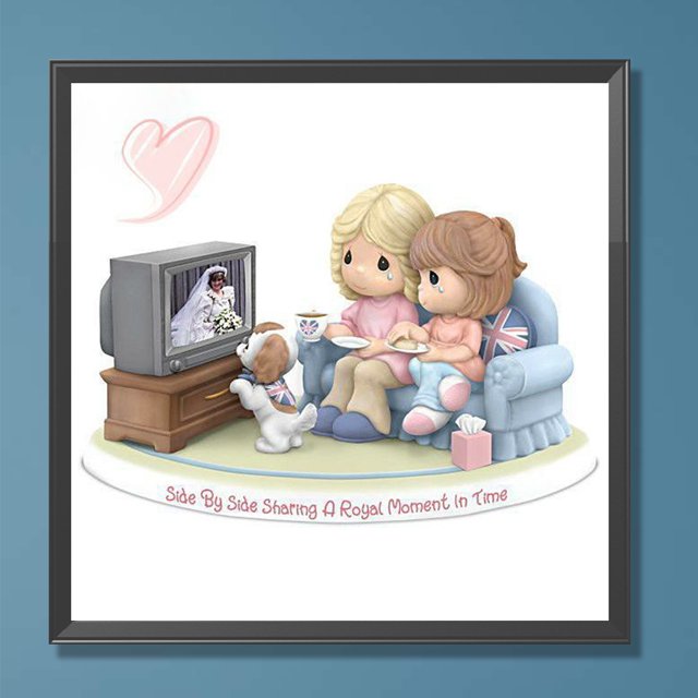 Cuadros Decorativos 5D bricolaje ronda completa taladro diamante pintura dibujos animados Kit decoración del hogar (A7215) Wdftyju embutido en tela