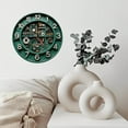 thumbnail image 6 of Vintage Parts Clock Wall Decor Teal Green 10-Inch Silent Wooden Wall Clock, Battery Operated (AA Batteries Not Included), Artistic Home Decor, 6 of 7